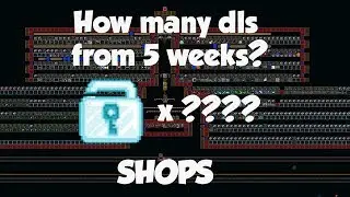 Growtopia| Collecting 5weeks' worth of Diamond Locks from SHOPS!