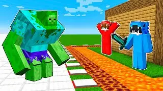 Zombie Mutante vs La Casa Más Segura de Minecraft