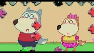 NBA & WWE HIGHLIGHTS  🏀 Rainbow Wolfoo vs Colorless Wolfoo   Learn Colors for Kids   Wolfoo Kids St