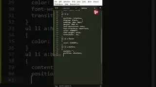 Create Menu Hover Effect | HTML and CSS | Sourcecode