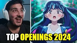 REACCIÓN a TOP 40 OPENINGS ANIME 2024