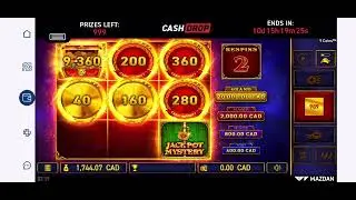 Play this game only if you have a heavy bank roll!!!! $1000 deposit and 5 hours later at 3am!!!!