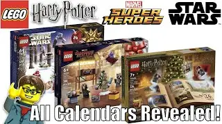 New LEGO Marvel, Harry Potter, and Star Wars Advent Calendars!