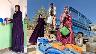 Mr. Kourosh Brings Water | Shahla & Mina Keep Building Their Dream 🏔️