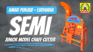 Tractor & Motor Powered Chaff Cutter | Semi Junior Model tractor cum motor operated model