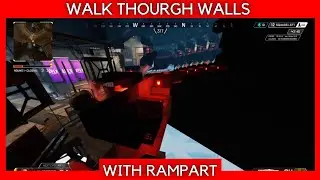 How To WALK THORUGH WALLS With RAMPART In Apex Legends Season 9