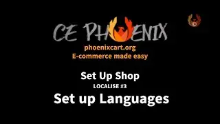 Localise #3 - Set up Languages - CE Phoenix Cart