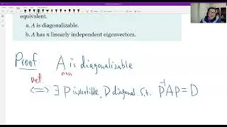 Theorem 5.2.1 (Determining If a Matrix Is Diagonalizable)