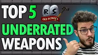 Top 5 UNDERRATED WEAPONS in Old School Runescape | OSRS Top 5's by nudfik