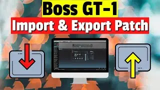 Boss GT-1 Tutorial - How to Import & Export Patches