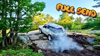 FULL SEND Rock Crawling In A RANGE ROVER
