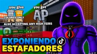 🔥Cacé a ESTAFADORES que PROMETEN ADMIN PANEL por BRAINROTS en TIKTOK y DESMENTÍ las SUBASTINIS