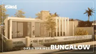 Oasis Springs Bungalow | Parched Prospect | No CC | Sims 4 stop motion build