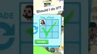 Should I do it #adoptme #adoptmepets #roblox #adoptmetrading #adoptmegiveaway #shorts
