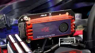 TEST of Radiators for SSD nvme M.2 GEN.4