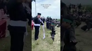 Pencak silat PSHT anak kecil jadi warga