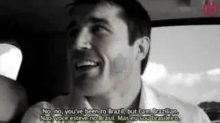 Chael Sonnen gets Checked by Wanderlei Silva for the trash talking