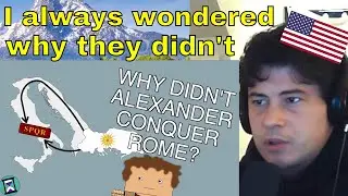 American Reacts Why didn't Alexander the Great conquer Rome?