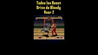 ¡Los combates más épicos de Bloody Roar 2! 🐺🔥 #juegosretro