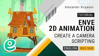 Enve. 2d animation. Create a camera with expression.