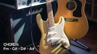 Chill Easy Guitar Backing Track Jam in F Dorian