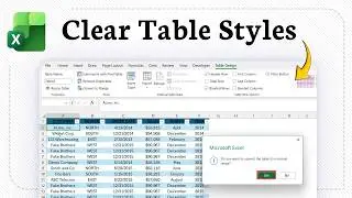 How to Remove Table Formatting in Microsoft Excel (Convert to Range)