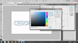 PhotoShop Glass Text Tutorial