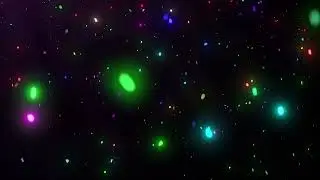 Colorful Neon Snow 4K . Colorfull Neon Snow Background Video