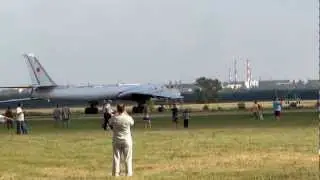 ТУ-95МС взлет в Дягилево. Рязань