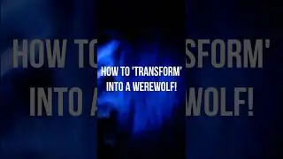How to transform into a werewolf #werewolfmakeup #tutorial