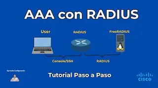 🔐 AAA Configuration on Cisco with RADIUS + FreeRADIUS on Ubuntu Demo on GNS3