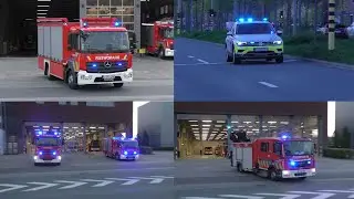 [ AIRHORN ] Brandweer en Politie met spoed naar interventies in Antwerpen