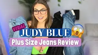 Plus Size Girl Review + Try On Haul - Judy Blue Jeans (Belly Hiding Jeans)