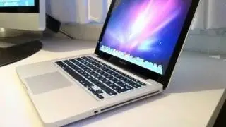 2010 MacBook Pro 13 inch unboxing and first boot up