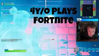 4 Y/O Plays Fortnite RED AND BLUE