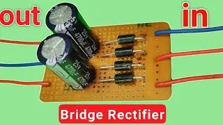 How to make dual power supply circuit for amplifier | Making a full bridge rectifier