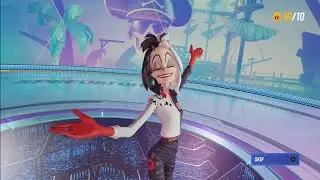 CRUELLA DE VIL - New Racer Entrance - Disney Speedstorm
