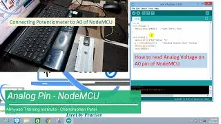 #5 - Analog Voltage on ADC Pin of NodeMCU | Analog Pin (ADC) of NodeMCU | A0 pin of NodeMCU