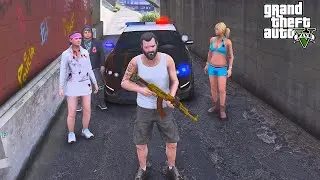 GTA 5 - Michael Family + Convenience Store Heist
