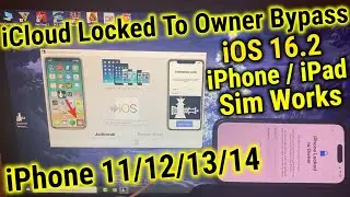 iPhone 14 Pro Activatin Bypass iOS 16.2 iCloud Locked To Owner Unlock iPhone 11, 12, 13, 14 NEW 2023