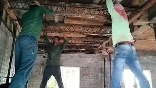 shuttering removing building roof slab #constrction#viral#shutteringwork #deshuttering#youtubevideo