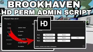 Brookhaven Script Plenum Hub HD Perm Admin HUB |Hydrogen,fluxus,Arceus x Mobile