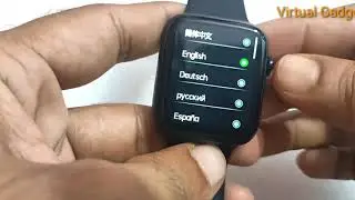 How To Language Change DT100 Smart Watch-Within 10 Seconds