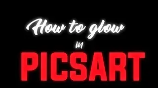 How to Glow Text using PicsArt n Pixellab || Join My Discord Server for GFX Materials