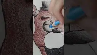 Dibujando a Freddy 🙀 espero y les guste 😸 #ytshorts #fivenightsatfreddys #fnaf #nohate#freddyfazbear