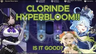 You can never get this wrong, Clorinde hyperbloom!!! combo..... 