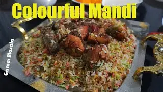 Simple & Colourful Chicken Mandi for My Guest ചിക്കൻ മന്തി
