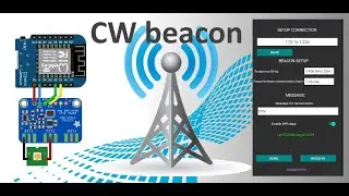 CW beacon ESP8266 si5351, controlled beacon.