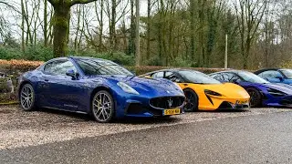 2023 Maserati GranTurismo Trofeo | Exhaust Sounds & Accelerations on the Road!