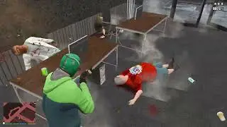 GTA 5 - Internet Cafe Massacre + Ten Star Escape [R.D.E. 4.0.3]